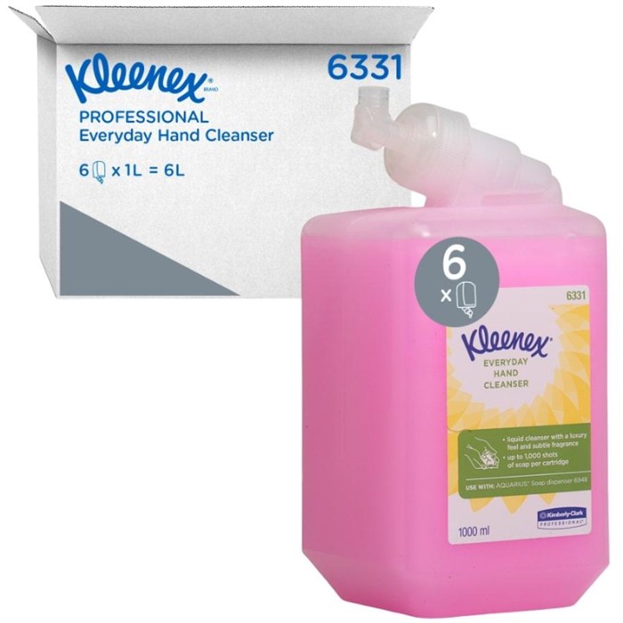 Картридж с жидким мылом KK Kleenex Everyday Use 6 кассет.1л. 6331 - фото 758609