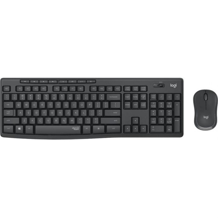 Набор клавиатура+мышь Logitech MK295 Silent GRAPHITE (920-009807) 1425895 - фото 759313