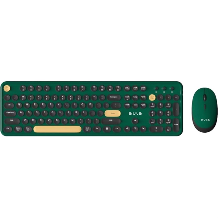 Набор клавиатура+мышь AULA AC306 Dark Green-Black - фото 761634