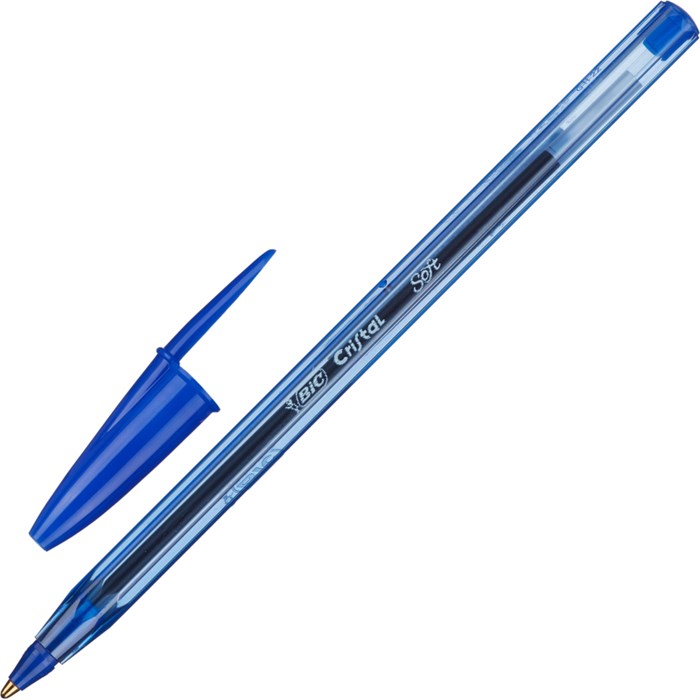 Ручка шариковая неавтомат. BIC Cristal Soft масл,синий,0,35мм,951434 1054851 - фото 762943