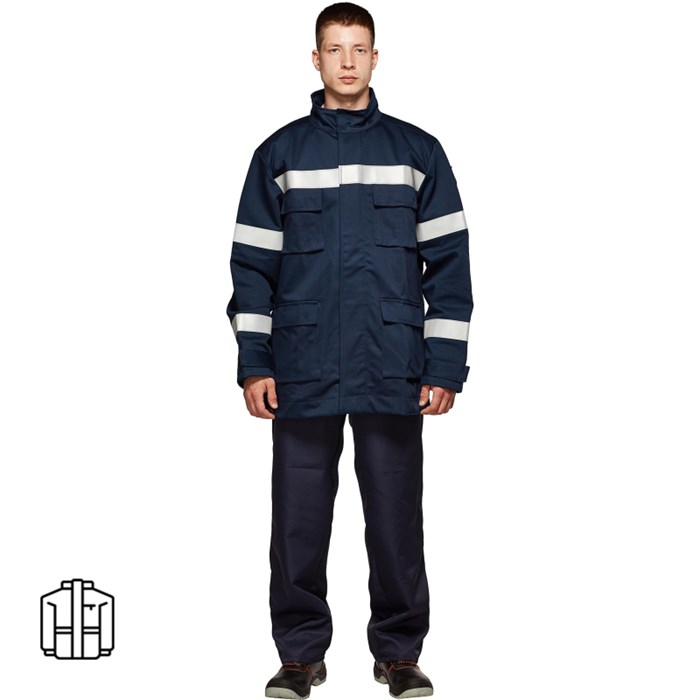 Куртка-накидка 'Энергия' тип Н-3 (усиленная)ЗЭТВ 35,2 кал/см2(56-58)182-188 - фото 772949