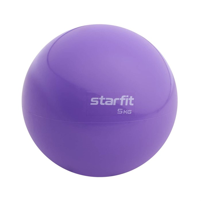 Медбол STARFIT GB-703 5 кг, фиолетовый пастель,УТ-00018932 1610185 - фото 775087