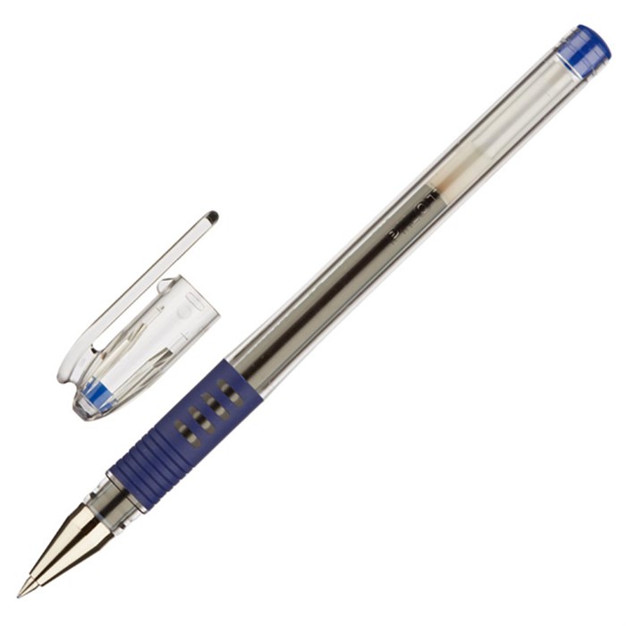Ручка гелевая неавтомат. PILOT BLGP-G1-5 резин.манжет. синяя 0,3мм - фото 779425