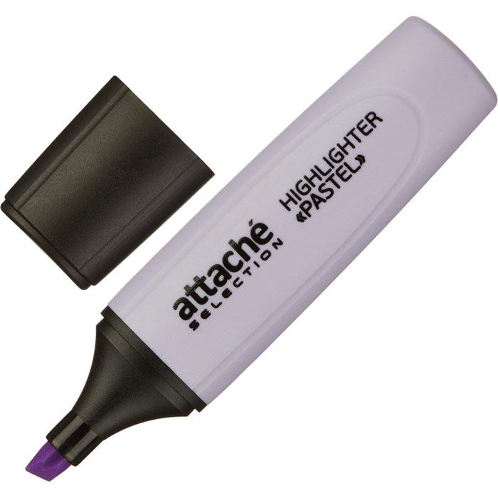 Маркер текстовыделитель Attache Selection Pastel 1-5 мм фиолетовый - фото 780819