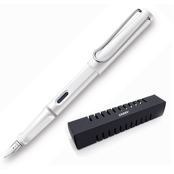 Ручка перьевая LAMY 019 safari, Белый, F, 4000226 881307 - фото 787099