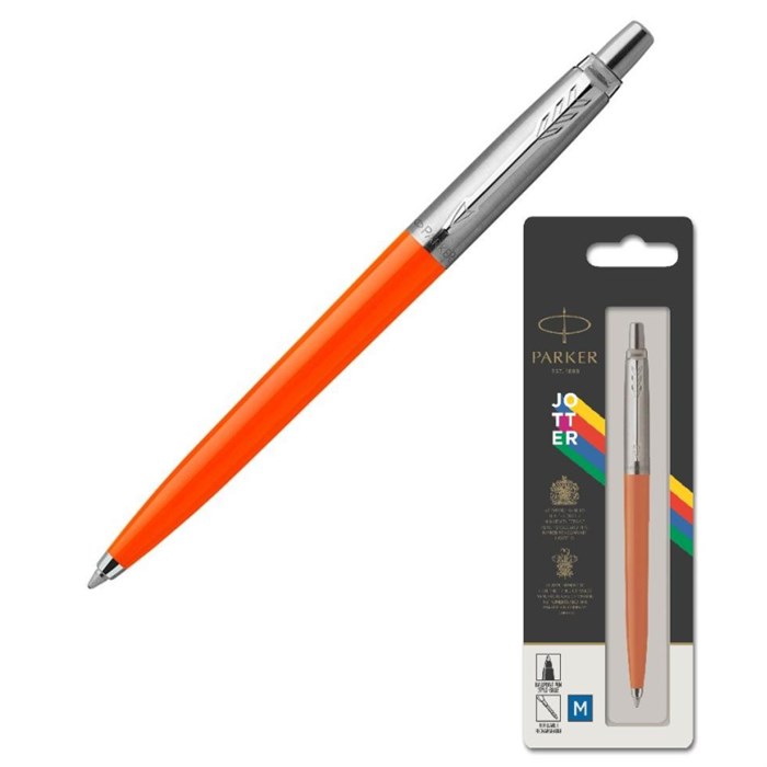 Ручка шариковая Parker Jotter Originals Orange CT син.стерж. Блист. 2076054 1262400 - фото 788824