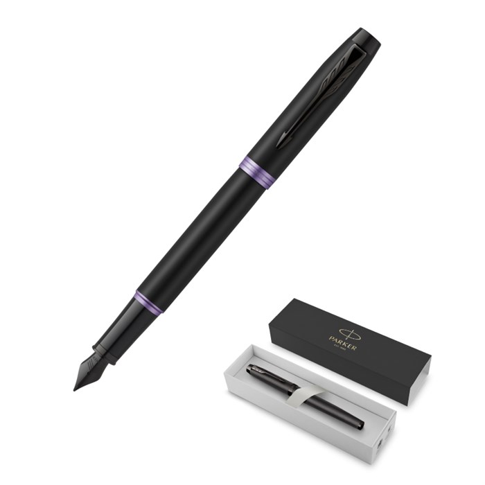 Ручка перьевая Parker IM Professionals Amethyst Purple BT син0,8мм 2172948 1756733 - фото 790697