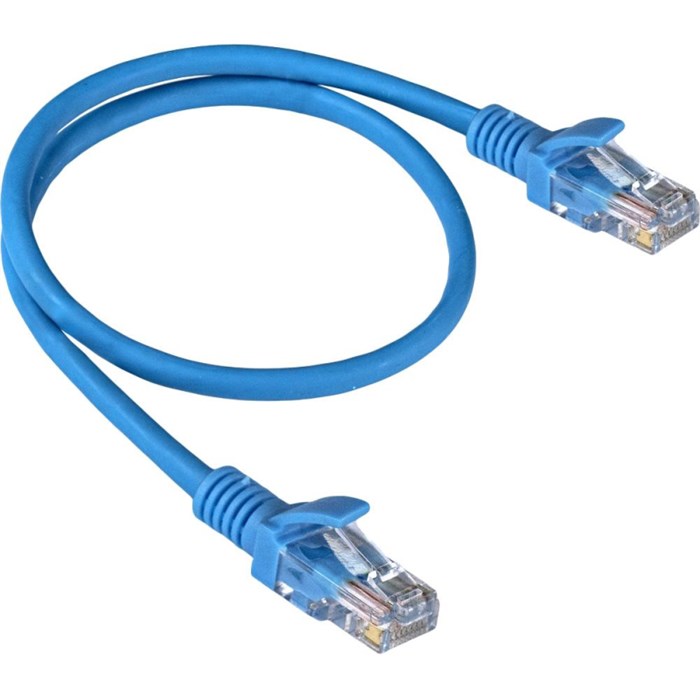 Патч-корд ExeGate UTP-RJ45-RJ45-5e-0,5M-LSZH-BL, cat.5e, 0.5м &lt;EX286380RUS 1469955 - фото 794748