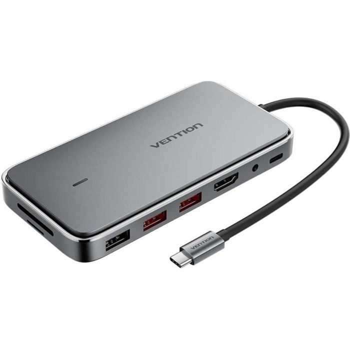 Разветвитель Vention (TPYBB) USB Type C 9 в 1 2000882 - фото 795625