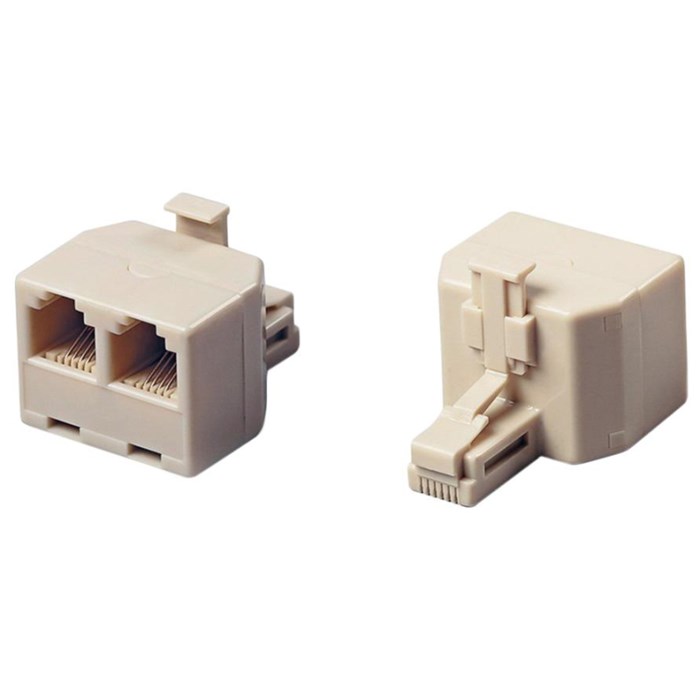 Разветвитель Cablexpert US-12 RJ45 8P8C (джек) -&gt; 2x8P8C (розетки) 1124848 - фото 796133