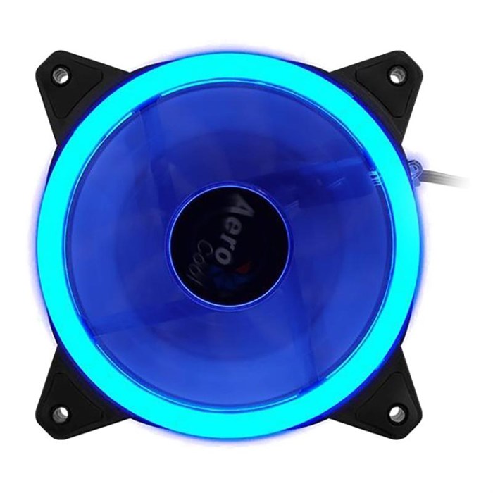 Вентилятор Aerocool REV BLUE 120 120x120 3-pin 15dB 153gr LED Ret 1648105 - фото 796180