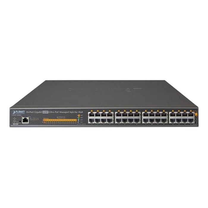 Модуль Planet PoE хаб 16-Port Gigabit 60W, 600W (UPOE-1600G) 1512294 - фото 796194