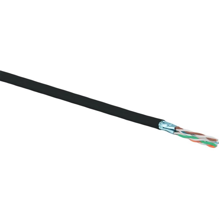 Кабель сетевой Hyperline 500м U/FTP кат 6, UFTP4-C6-S23-OUT-LSZH-BK-500 1695598 - фото 796385