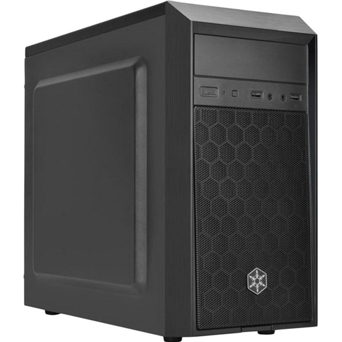 Корпус Silverstone SST-PS16B Mini Tower mATXчерный(G410PS16B000020) 1842198 - фото 797149