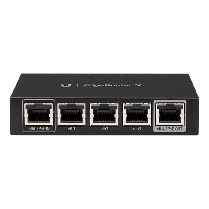 Маршрутизатор Ubiquiti EdgeRouter X (ER-X) 2 ядра (880 МГц), 5x 1G RJ45 1894424 - фото 797300