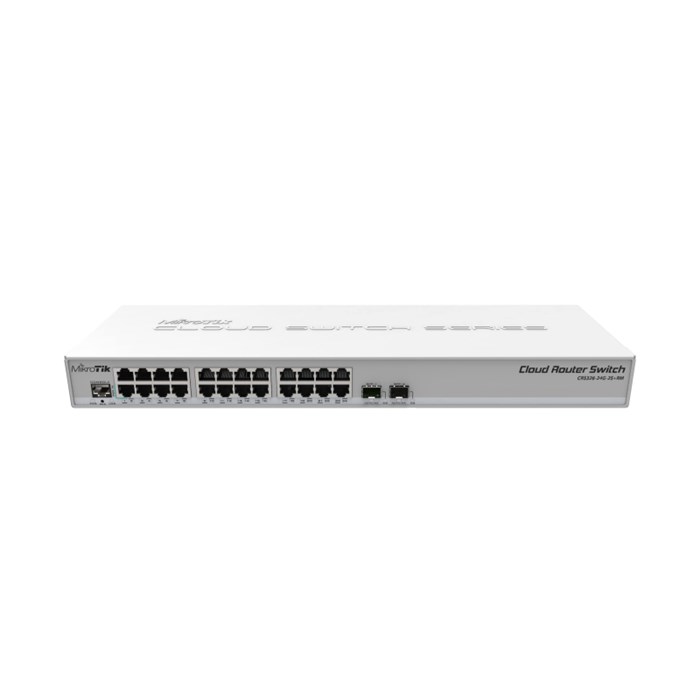 Коммутатор MikroTik CRS326-24G-2S+RM 24x1Gb, 2xSFP, 1U 19 - фото 797516