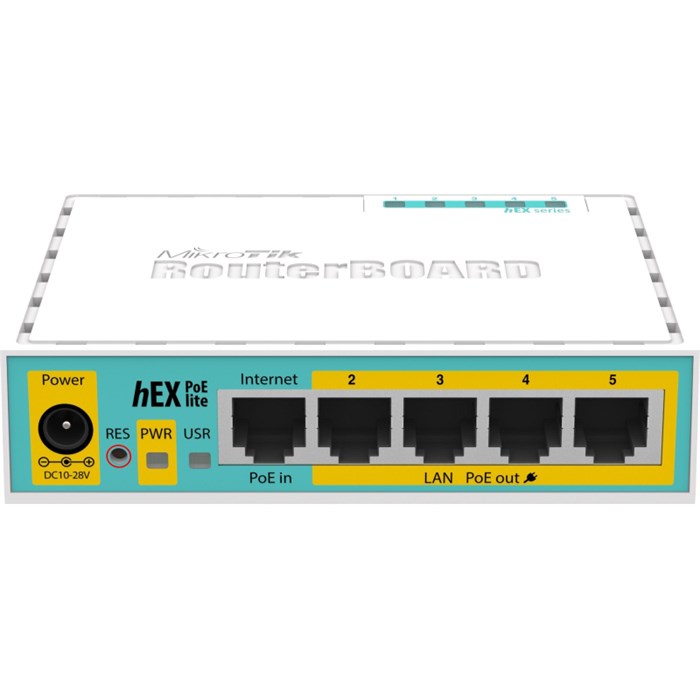 Маршрутизатор Mikrotik hEX PoE lite with 650MHz CPU (RB750UPR2) 1941740 - фото 797700