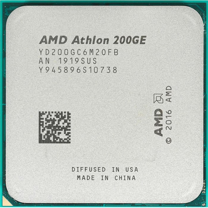 Процессор AMD Athlon 200GE OEM (SAM4) OEM (YD200GC6M2OFB) 1986684 - фото 798099