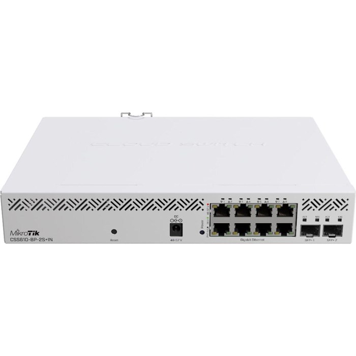 Коммутатор MikroTik CSS610-8P-2S+IN 8x1Гбит/с 2SFP+ управляемый - фото 798345