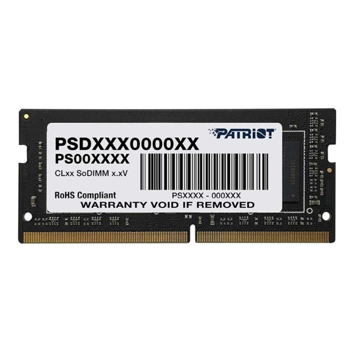 Модуль памяти Patriot DDR4 SO-DIMM 16Gb 2666МГц CL19(PSD416G266681S) 1604834 - фото 801064