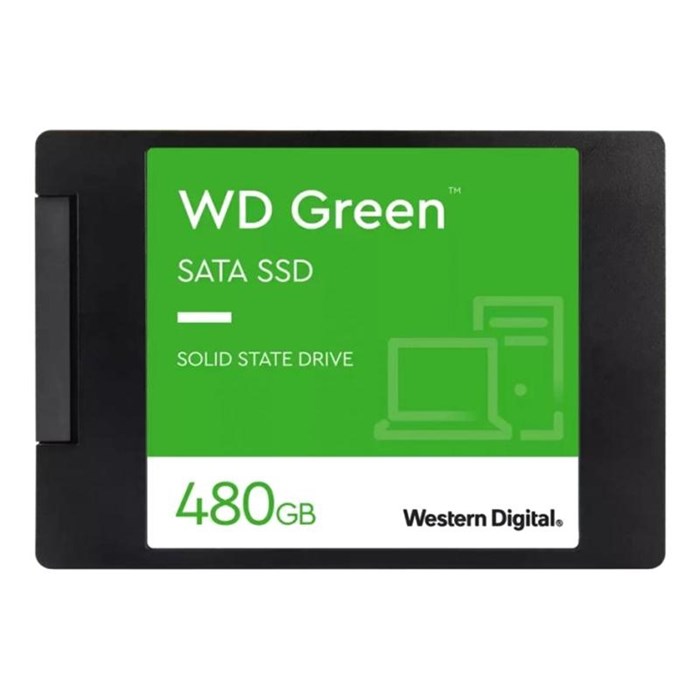 SSD накопитель WD Green 480Gb 2.5 SATA III  (WDS480G3G0A) 1653208 - фото 801130