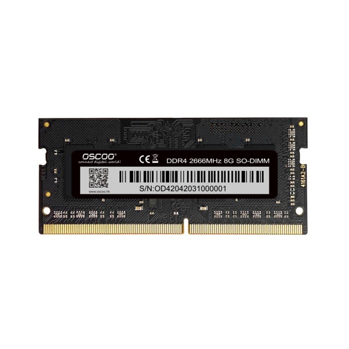 Модуль памяти Oscoo DDR4 SO-DIMM 8Gb 2666MHz CL19 (6970823626272) - фото 801377