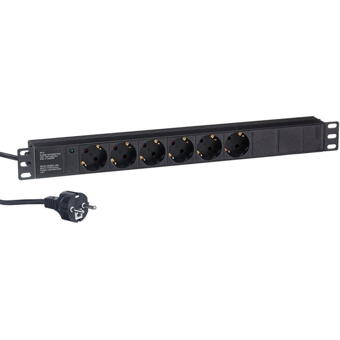 Блок розеток ExeGate ServerPro PDU-19H603 Al-6S-EU2.5CU EX280828RUS 1723519 - фото 801628