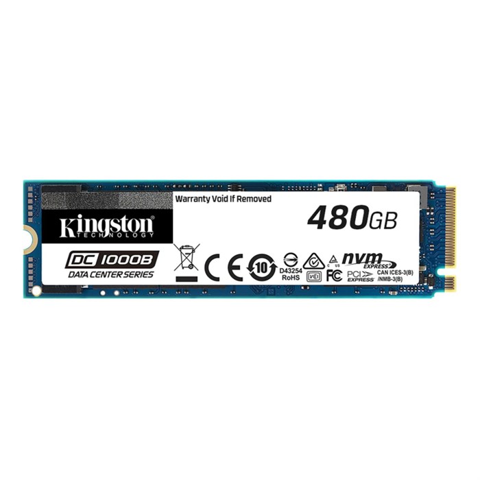 SSD накопитель Kingston DC1000B Enterprise (SEDC1000BM8/480G)480GB/M.2 2280 1950349 - фото 801995