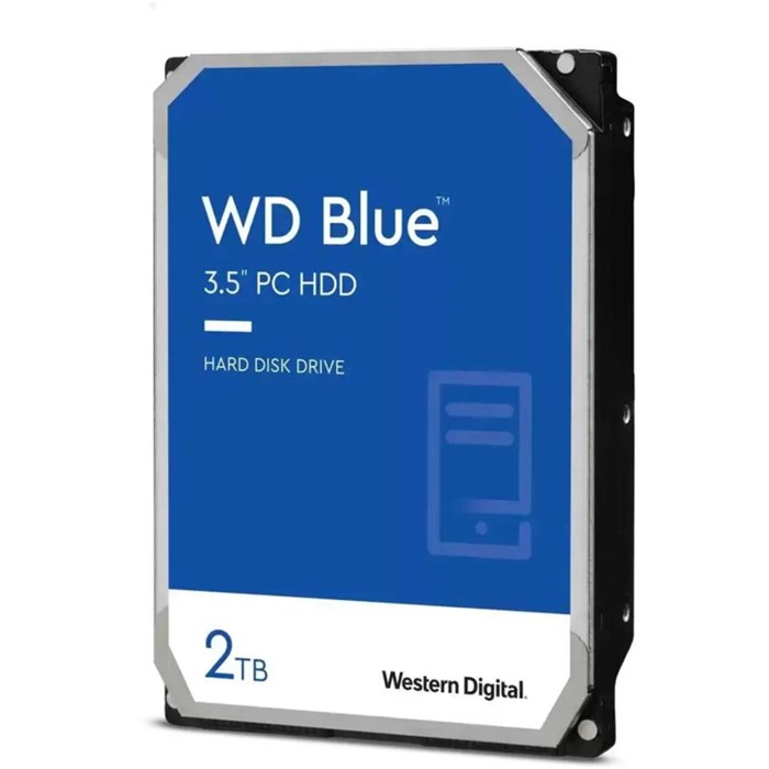 Жесткий диск WD Blue 2TB 3.5 7200RPM 256МB SATA(WD20EZBX) 1990327 - фото 802125