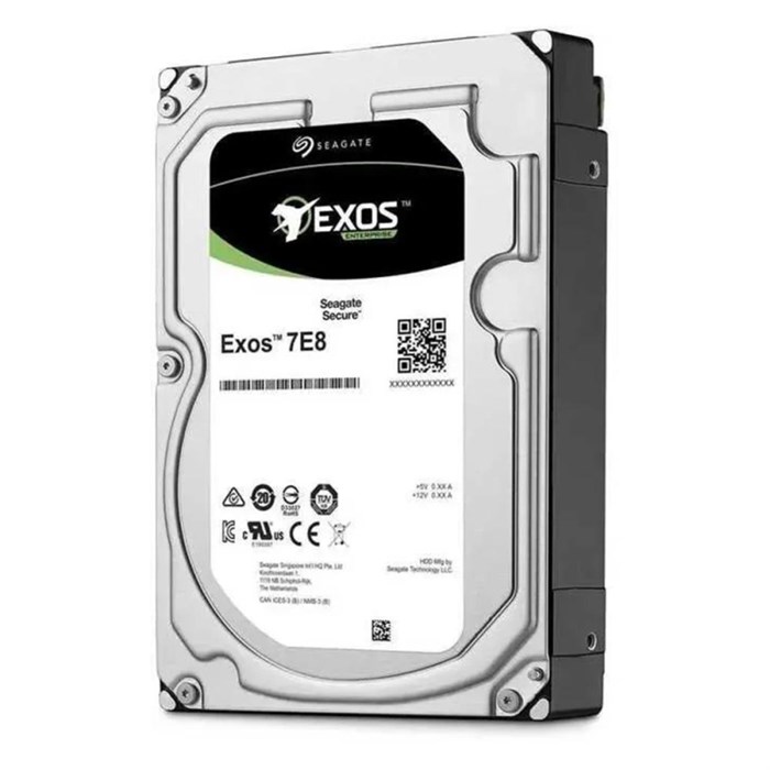 Жесткий диск Seagate Exos 7E8 4TB, 3.5, 7200RPM, SATA 256MB(ST4000NM000A) 1990331 - фото 802131