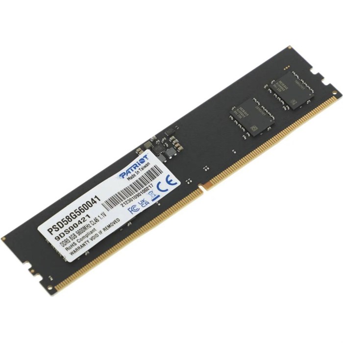 Модуль памяти Patriot DDR5 8GB DIMM (PSD58G560041) 5600MHz - фото 802612