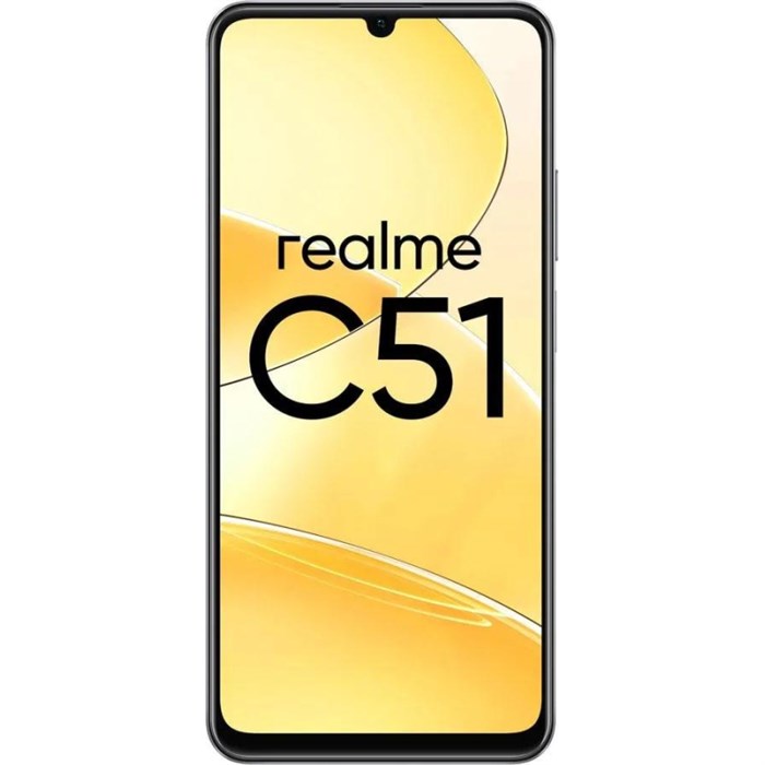 Смартфон Realme C51 RMX3830 128Gb 4Gb черный 1880652 - фото 818041