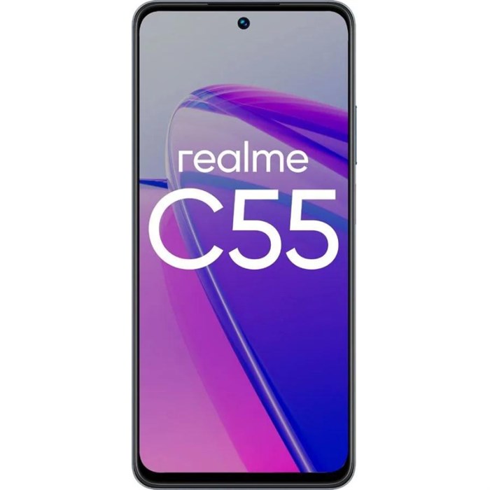 Смартфон Realme C55 RMX3710 256Gb 8Gb черный 1880651 - фото 818046