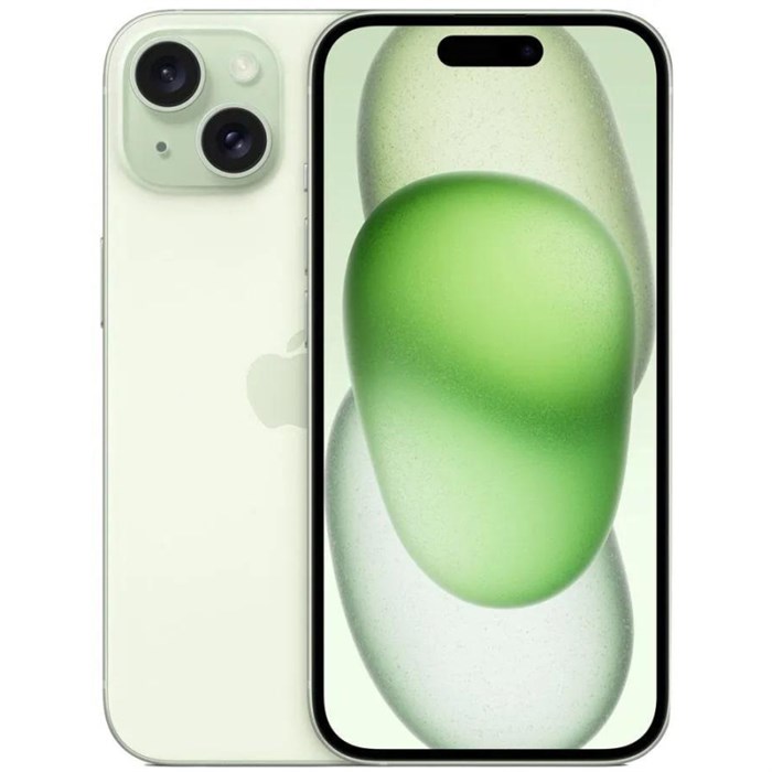 Смартфон Apple iPhone 15 A3092 128Gb салатовый(MV9N3CH/A) - фото 818139