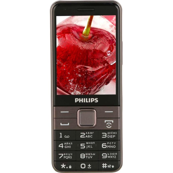 Мобильный телефон Philips Xenium E590 черный 2Sim 3.2 TFT 240x320 2Mpix - фото 819537