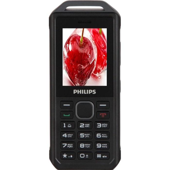 Мобильный телефон Philips Xenium E2317 темно-серый 2Sim 2.4 TFT 240x320 - фото 819547