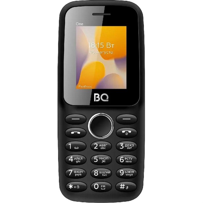 Мобильный телефон BQ 1800L One Black - фото 820342