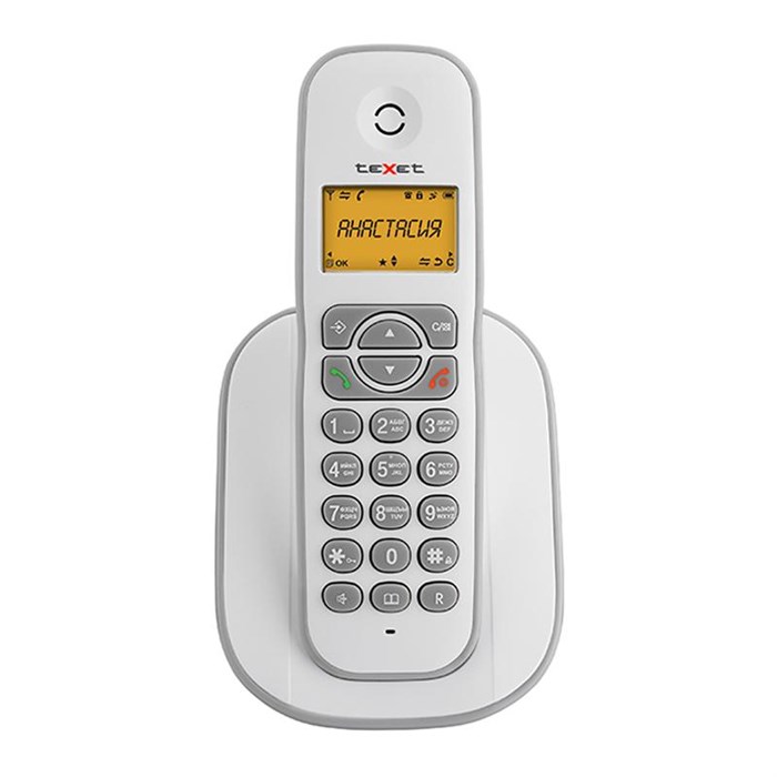 Радиотелефон teXet TX-D4505A белый-серый - фото 821828