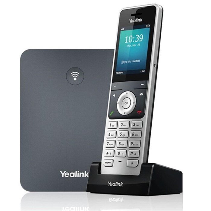 Радиотелефон DECT Yealink W76P (база W70B+трубка W56H) до 10 SIP-аккаунтов - фото 823331