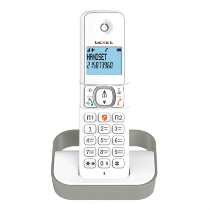 Радиотелефон teXet TX-D5605A белый-серый - фото 823762