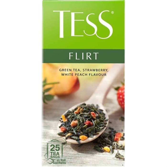 Чай зеленый ТЕSS Flirt 1,5г*25пак - фото 824753