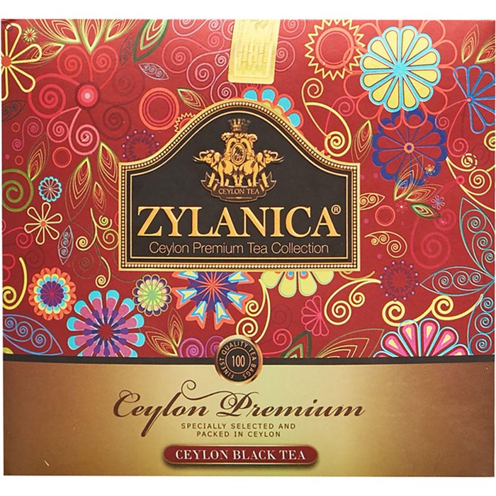 Чай Zylanica Ceylon Premium Collection черн. 100 пакx2гр/уп - фото 825124