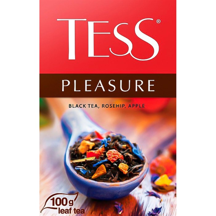 Чай Tess Pleasure листовой черный с добавками,100г 0588-15 1221739 - фото 825903