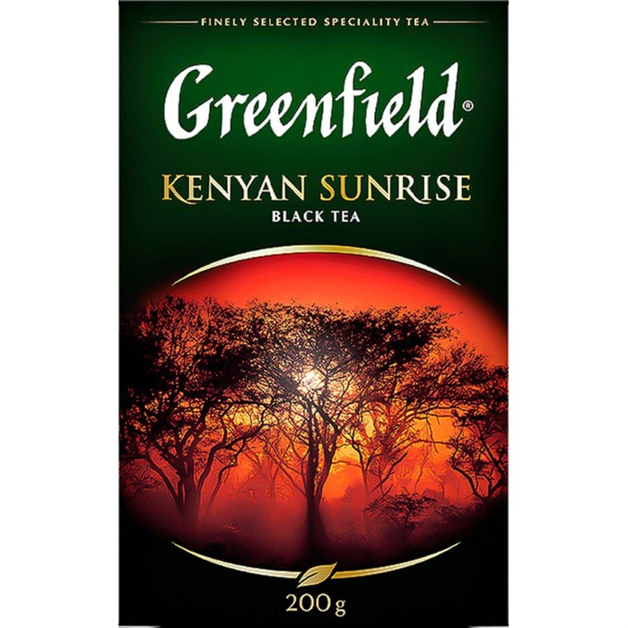 Чай Greenfield Kenyan Sunrise черный листовой, 200г 0795-12 1383352 - фото 826252