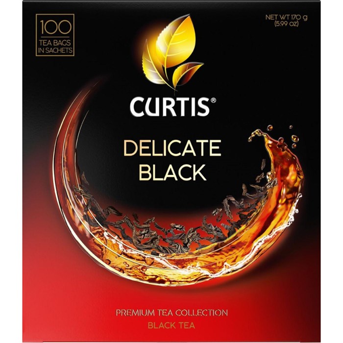 Чай Curtis черный Delicate Black,мелкий лист, 100шт/уп - фото 826330