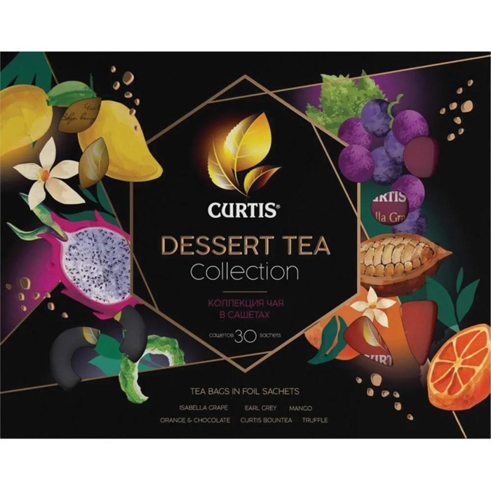 Чай Curtis ассорти Dessert Tea Collection, 30шт/уп - фото 826400