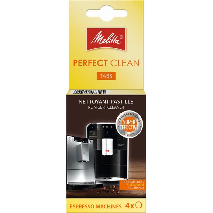 Таблетки Melitta для чистки от кофейных масел Perfect Clean (4шт в упак) 1629259 - фото 827101