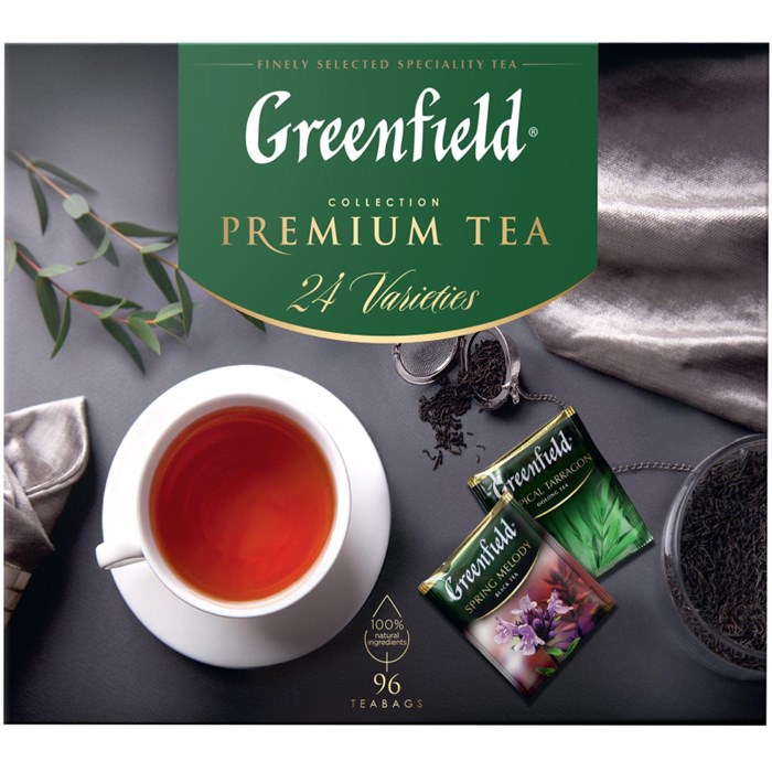 Чай Greenfield Premium Tea Collecton 24 сорта, 96пак 1782-08 1703000 - фото 827433