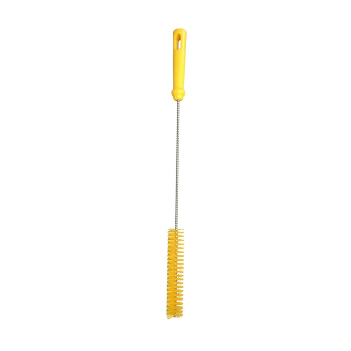 Ершик FBK с нерж стержнем пласт ручка 500x150мм D40мм желтый 10756-4 - фото 829743