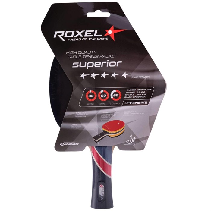 Ракетка н/т Roxel 5x Superior, коническая,УТ-00015359 - фото 833181
